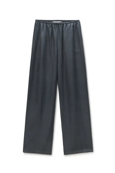 Mid-Rise Trackpant in Silk