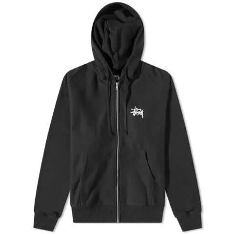 Basic Stussy Zip Hoodie