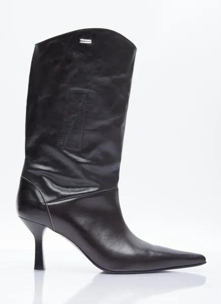Envelope Leather Boots