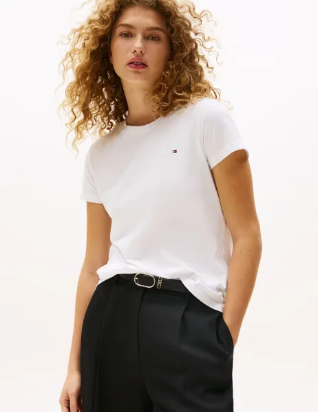 Tommy Hilfiger Heritage Pure Cotton T-Shirt White