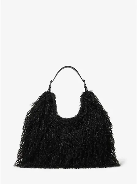 Nolita Large Faux Shearling Shoulder Bag