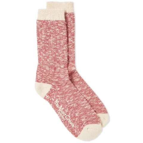 Slub Boot Sock