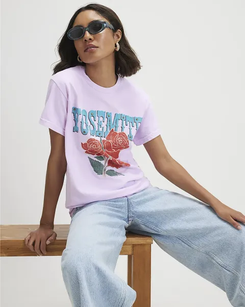 River Island Cotton Yosemite Stud Boyfriend T-Shirt
