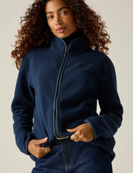 Regatta Frankie Borg Full Zip Fleece Navy