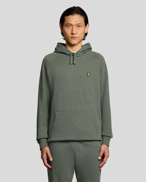 Lyle & Scott Cotton Marl Raglan Hoodie