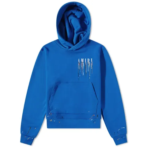 Embroidered Paint Drip Core Logo Hoodie
