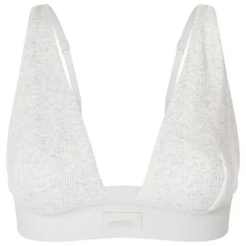 Cotton Rib Plunge Bralette