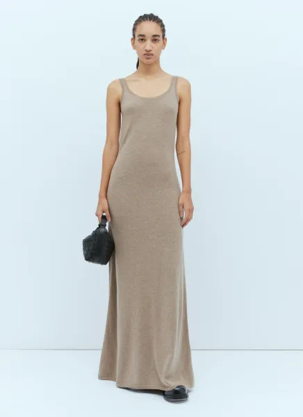 Wool Cashmere Knit Maxi Dress