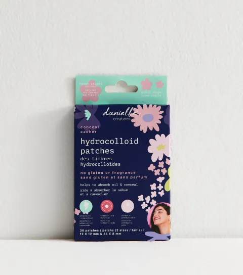 Creations Pink Flower Shaped Hydrocolloid Patches