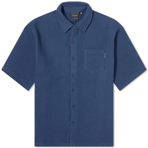 Enzi Seersucker Short Sleeve Shirt