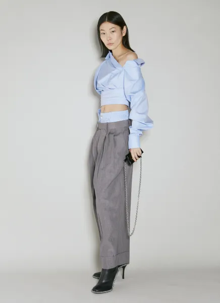 Exposed Boxer Tailored Pants