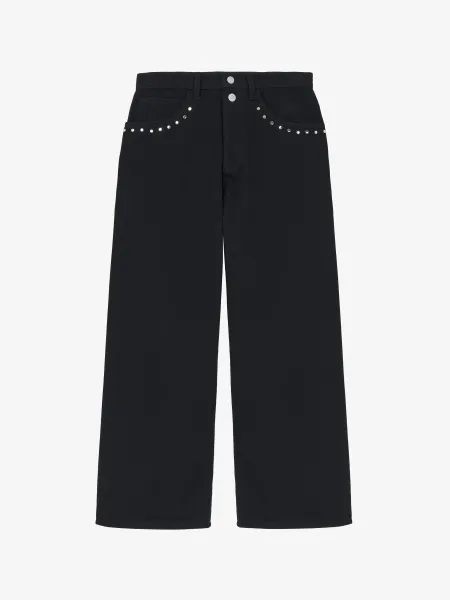 Cropped Denim Jeans