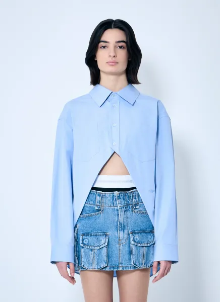 Pull-Back Cut-Out Shirt