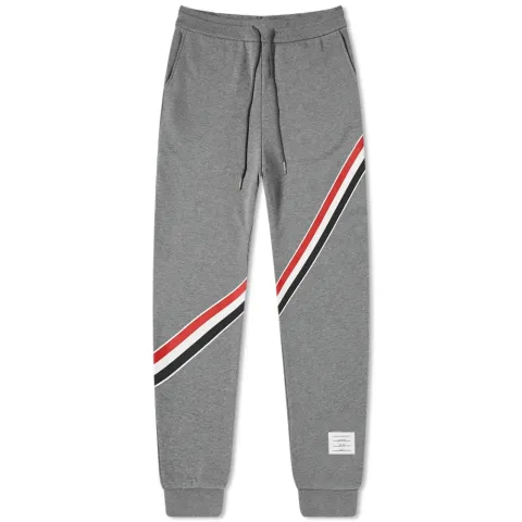 Diagonal Stripe Sweat Pant