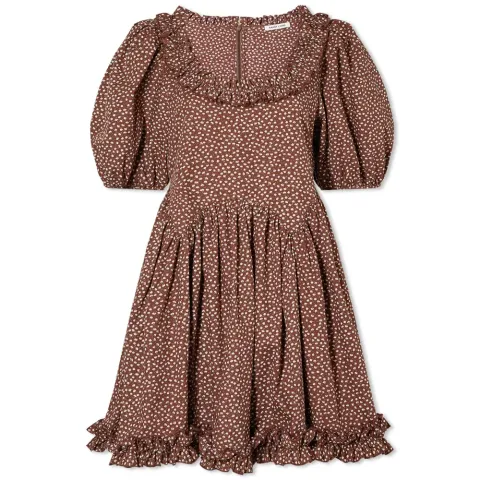 Floral Print Egret Dress