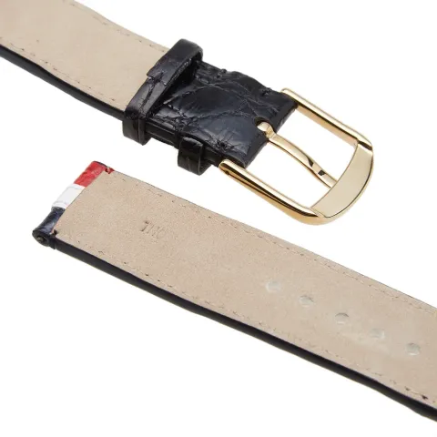 Caiman Leather Tricolour Watch Strap