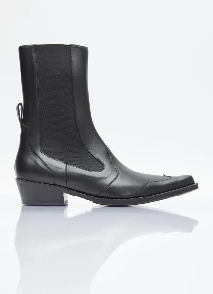 Leather Western Boots