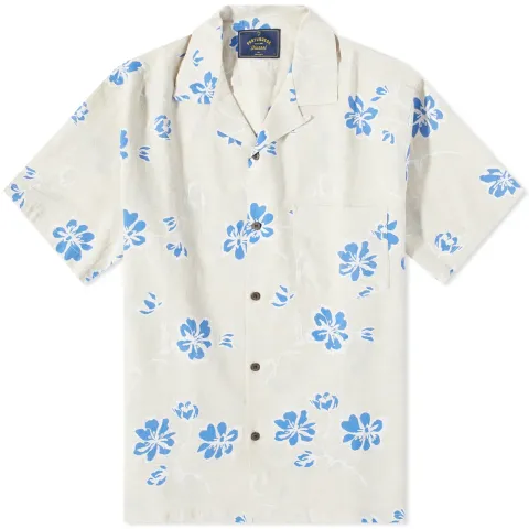Canvas Floral Vacation Shirt