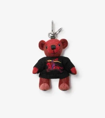 Thomas Bear Charm in Pillar red