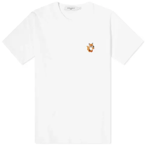 Maison Kitsuné All Right Fox Patch Classic T-Shirt
