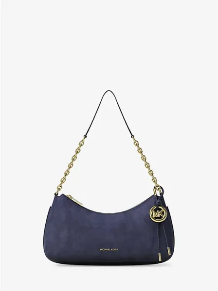 Michael Kors Nolita Medium Nubuck Chain Pochette
