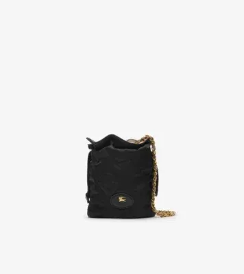 Horseshoe Chain Pouch in Black
