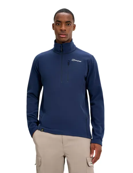 Berghaus Prism Half Zip Breathable Outdoor Fleece Dark Navy