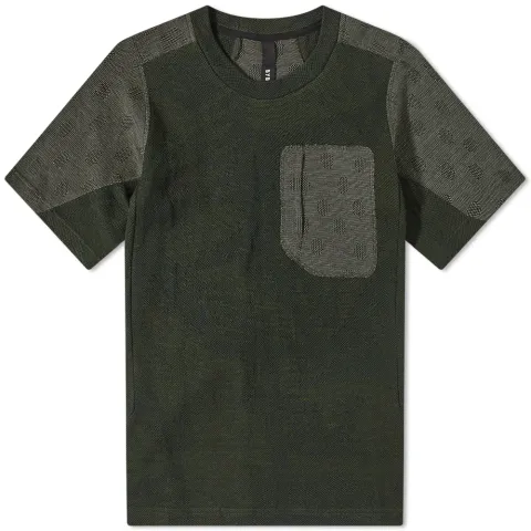 Knitted Pocket T-Shirt