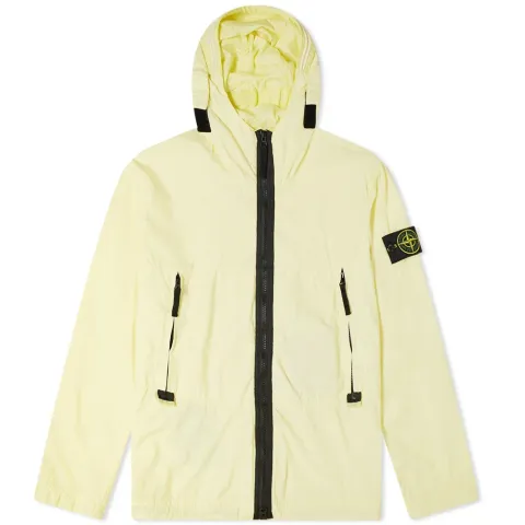Nylon Garment Dyed Hooded Jacket