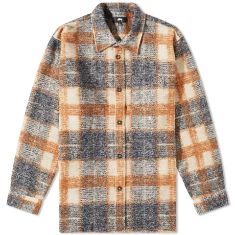 Plaid Knit Shirt