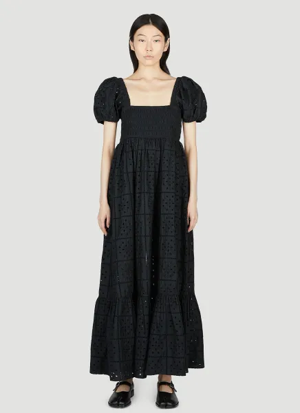 Broderie Anglaise Maxi Dress