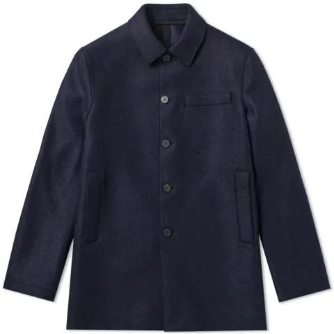 Harris Wharf Pressed Wool 3/4 Mac
