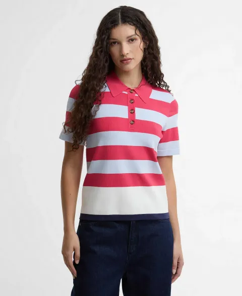 Paul Smith Loves Barbour Felton Striped Knitted Polo