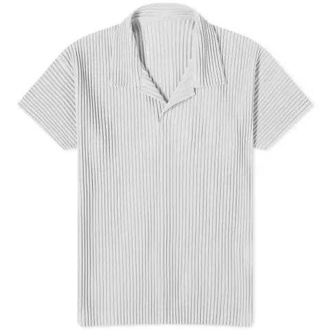 Pleated Polo Shirt