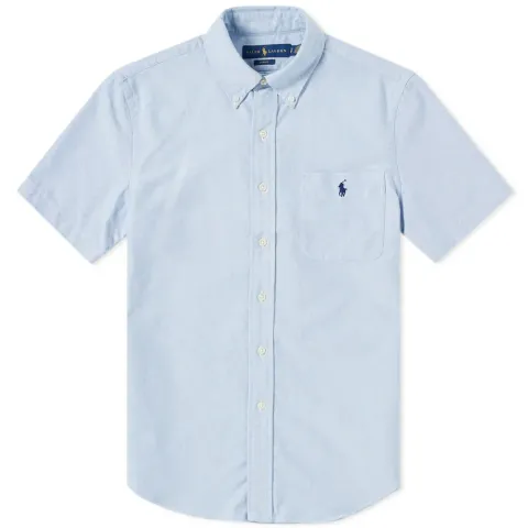 Short Sleeve Slim Fit Oxford Shirt