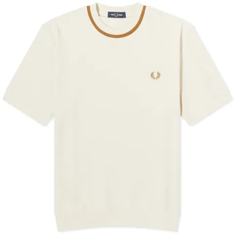 Crew Neck Pique T-Shirt