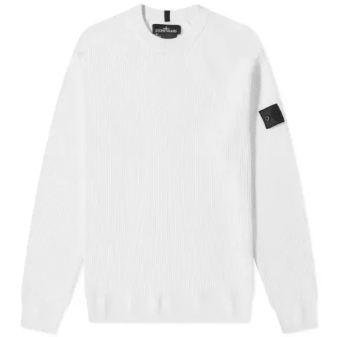 Stretch Wool Crew Sweat