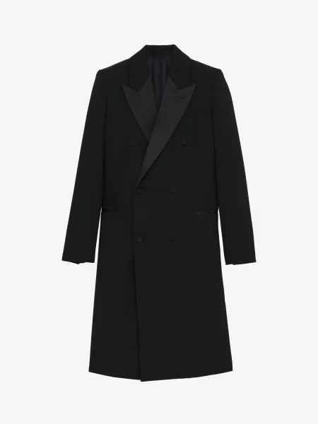 Wool Felt Double-breasted Coat