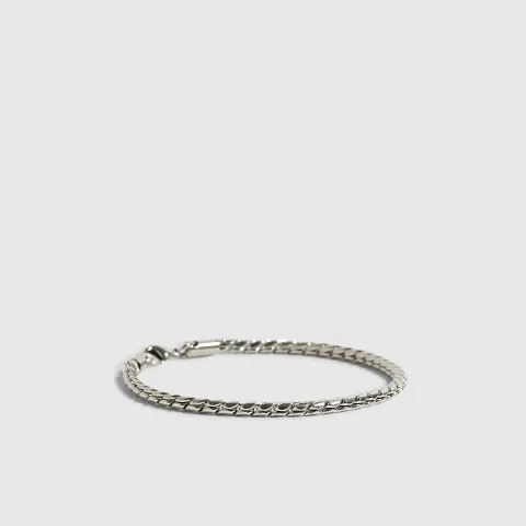River Island Stainless Steel Box Bracelet