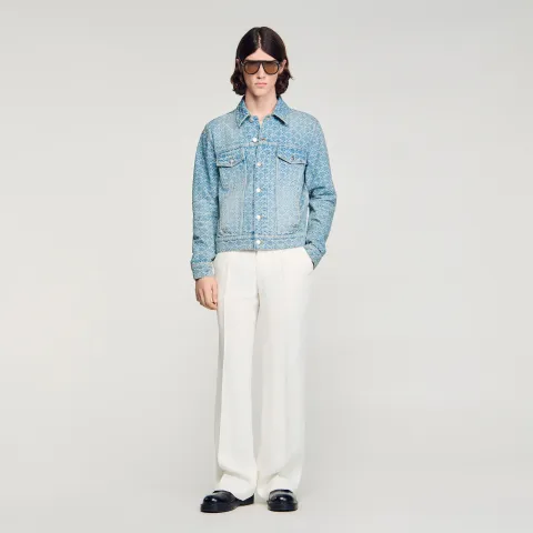 Square Cross denim jacket