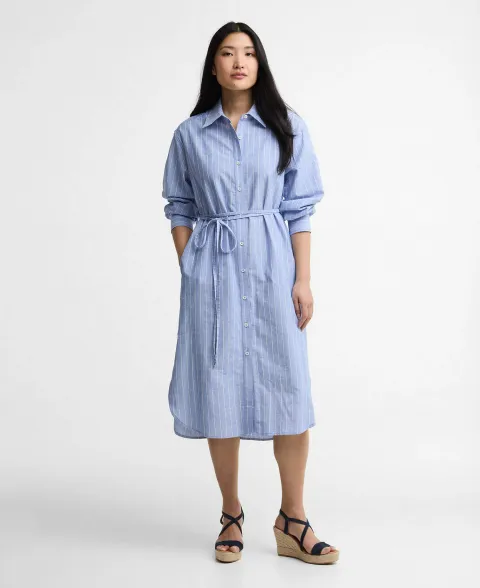 Avon Striped Shirt Dress