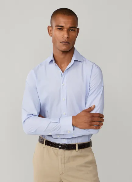 Tailored Fit Hairline Stripe Shirt