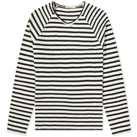 Nudie Long Sleeve Otto Breton Striped T-Shirt