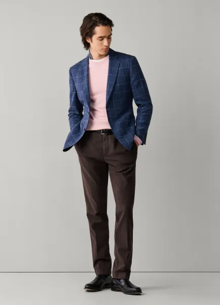 Slim Fit Kensington Textured Trousers