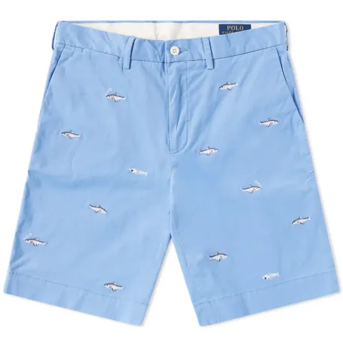 Classic Fish Embroidered Short