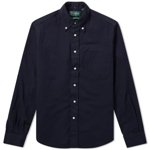Overdyed Seersucker Shirt