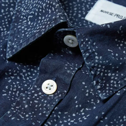 Anton Indigo Poplin Shirt