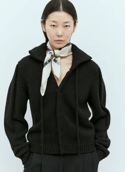 Clasp Belt Silk Scarf