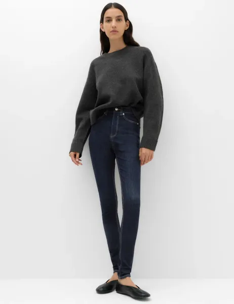 Marks & Spencer Ivy Sculpt High Waisted Jeans Indigo Mix