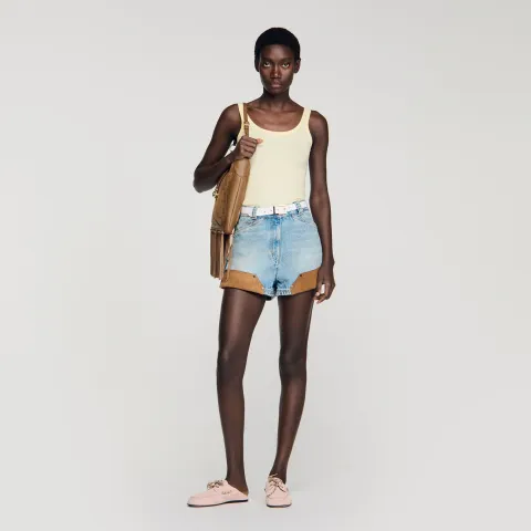 Ribbed vest top